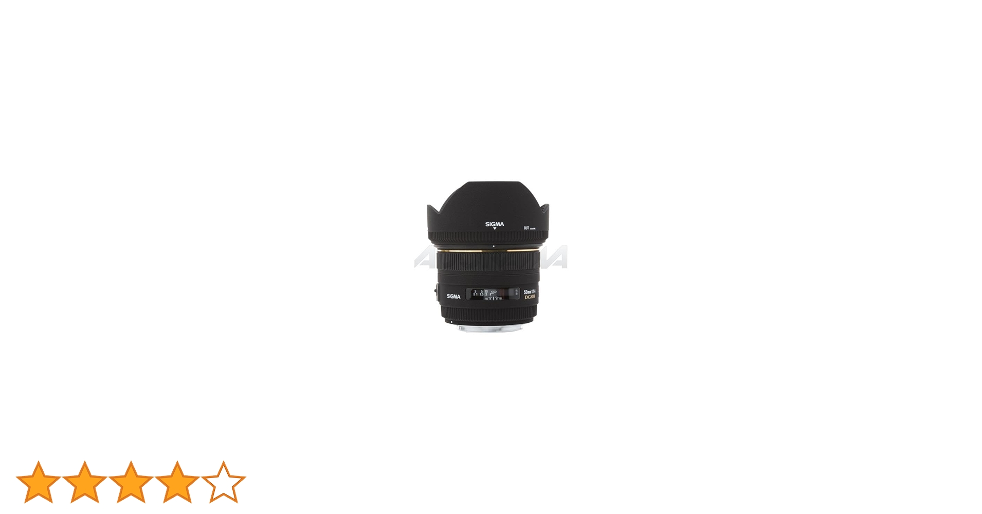 Sigma 50mm f/1.4 EX DG HSM Lens for Canon Digital SLR